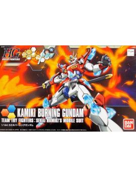 GUNDAM - HGBF Kamiki Burning Gundam 1/144 - Model Kit Bandai Model Kit 1 - Culture-Pop-France