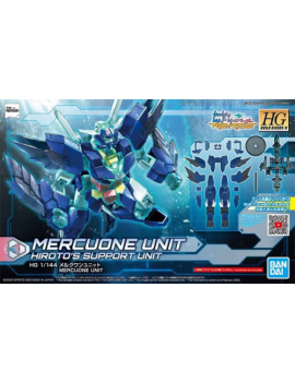 GUNDAM - HGBD:R 1/144 Mercuone Unit Hiroto's Support - Model Kit Bandai Model Kit 1 - Culture-Pop-France