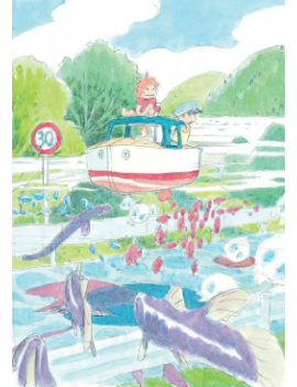 GHIBLI - Carnet - Ponyo sur la falaise 1 - Culture-Pop-France
