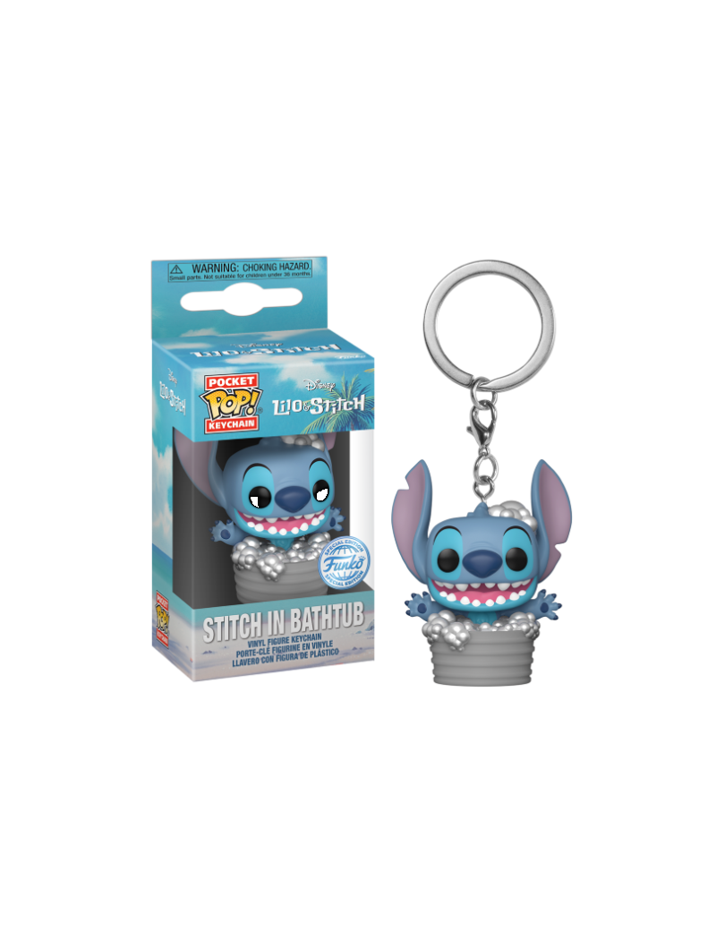 DISNEY - Pocket Pop Keychains - Stitch dans Baignoire Funko 1 - Culture-Pop-France DISNEY - Pocket Pop Keychains - Stitch dans Baignoire Funko 1 - Culture-Pop-France