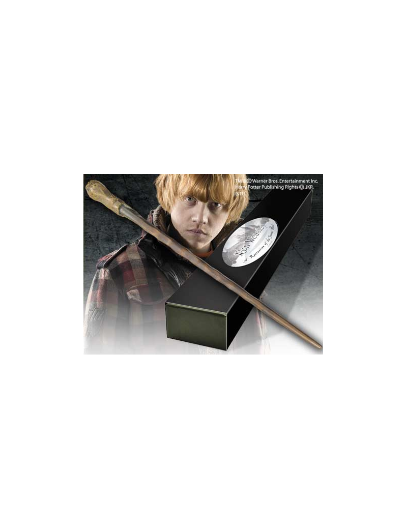 NOBLE COLLECTION: Baguette magique Harry Potter Ron Weasley sous