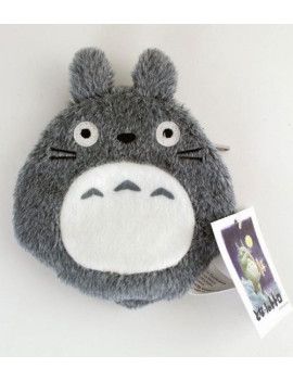 STUDIO GHIBLI - Porte-Monnaie Peluche Totoro Gris - 12 cm Semic 1 - Culture-Pop-France