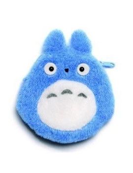 STUDIO GHIBLI - Porte-Monnaie Peluche Totoro Bleu - 12 cm Semic 1 - Culture-Pop-France