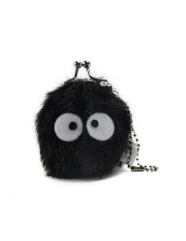 STUDIO GHIBLI - Porte-Monnaie Peluche Mini Noiraude - 8 cm Semic 1 - Culture-Pop-France
