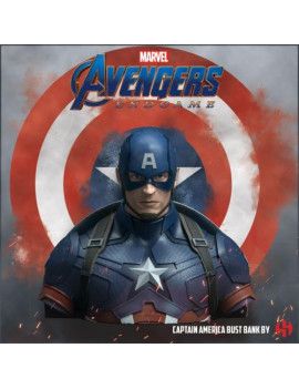 MARVEL - Captain America Avengers Endgame - Tirelire buste 20cm Semic 1 - Culture-Pop-France