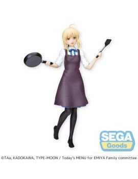 TODAYS MENU EMIYA FAMILY - Saber - Figurine PM 21cm Sega 1 - Culture-Pop-France