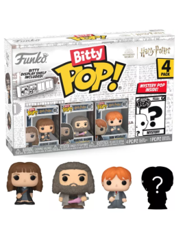 HARRY POTTER - Bitty Pop 4 Pack 2.5cm - Hermione en robe Funko 1 - Culture-Pop-France