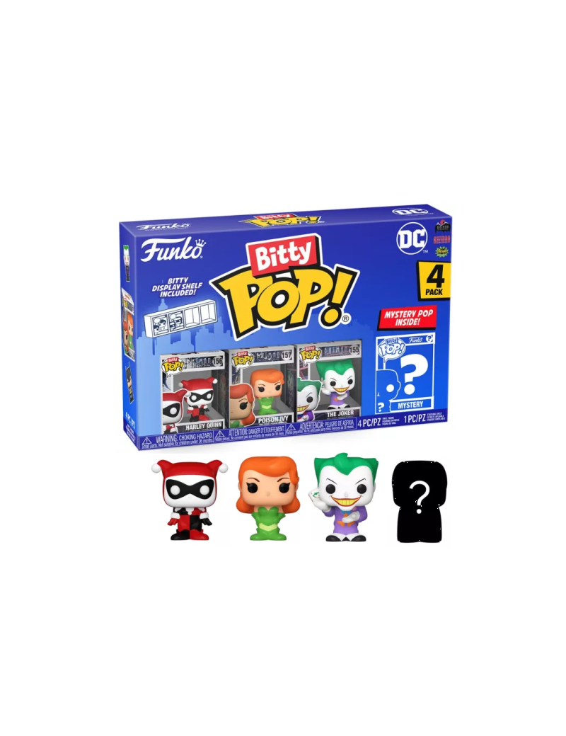DC - Bitty Pop 4 Pack 2.5cm - Harley Quinn Funko 1 - Culture-Pop-France DC - Bitty Pop 4 Pack 2.5cm - Harley Quinn Funko 1 - Culture-Pop-France