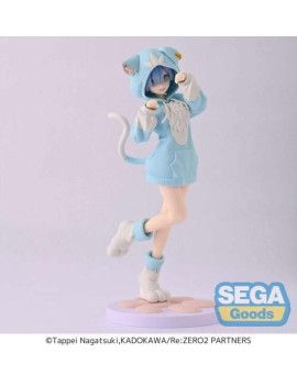 RE ZERO - Rem "Mofumofu Pack" - Statuette Luminasta 21cm Sega 1 - Culture-Pop-France