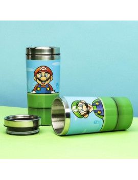 SUPER MARIO - Warp Pipe - Gourde de voyage en métal 450ml Paladone 1 - Culture-Pop-France