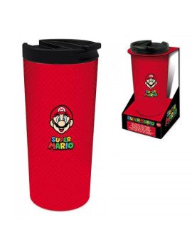 NINTENDO - Super Mario - Mug thermo en acier inoxydable 425ml Stor 1 - Culture-Pop-France