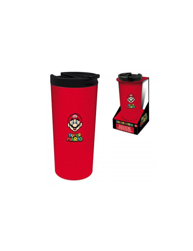 NINTENDO - Super Mario - Mug thermo en acier inoxydable 425ml Stor 1 - Culture-Pop-France NINTENDO - Super Mario - Mug thermo en acier inoxydable 425ml Stor 1 - Culture-Pop-France