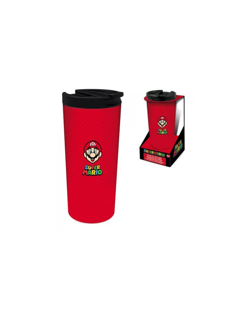NINTENDO - Super Mario - Mug thermo en acier inoxydable 425ml Stor 1 - Culture-Pop-France NINTENDO - Super Mario - Mug thermo en acier inoxydable 425ml Stor 1 - Culture-Pop-France