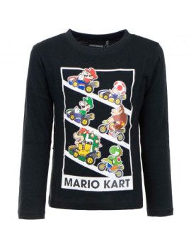 SUPER MARIO - Mario Kart - T-Shirt Manches Longues - 4 Ans 1 - Culture-Pop-France