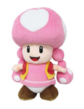 SUPER MARIO - Toadette - Peluche 20cm 1 - Culture-Pop-France
