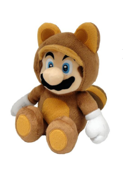 SUPER MARIO - Mario Tanooki - Peluche 20cm 1 - Culture-Pop-France