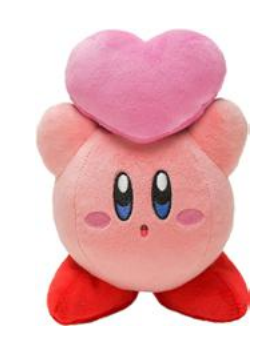 KIRBY - Kirby avec coeur - Peluche 16cm 1 - Culture-Pop-France