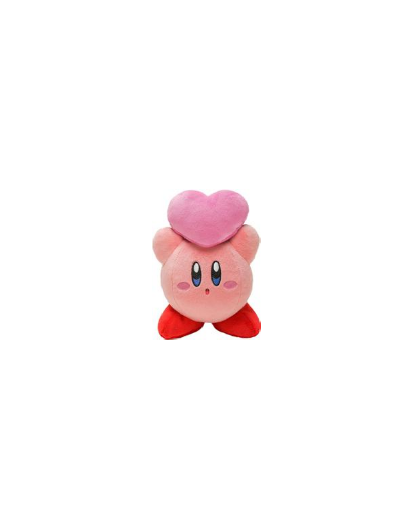 KIRBY - Kirby avec coeur - Peluche 16cm