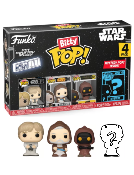 STAR WARS - Bitty Pop 4 Pack 2.5cm - Luke Funko 1 - Culture-Pop-France