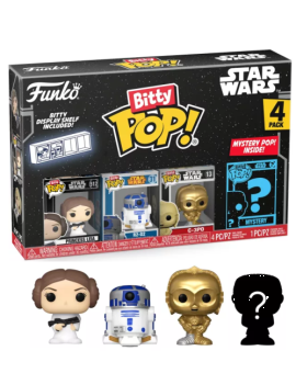 STAR WARS - Bitty Pop 4 Pack 2.5cm - Leia Funko 1 - Culture-Pop-France