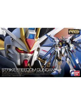 GUNDAM - Model Kit - Real Grade - ZGMF-X20A Strike Freedom - 13 CM Bandai Model Kit 1 - Culture-Pop-France