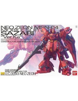 GUNDAM - Model Kit - MG 1/100 - MSN-04 Sazabi Ver.KA - 18 CM Bandai Model Kit 1 - Culture-Pop-France