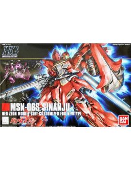 GUNDAM - 1/144 HGUC Sinanju - Model Kit 13cm Bandai Model Kit 1 - Culture-Pop-France