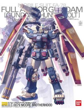 GUNDAM - MG 1/100 FA-78 Full Armour Gundam Thunderbolt - Model Kit Bandai Model Kit 1 - Culture-Pop-France