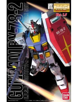 GUNDAM - MG 1/100 RX-78 Gundam Ver 1.5 - Model Kit Bandai Model Kit 1 - Culture-Pop-France