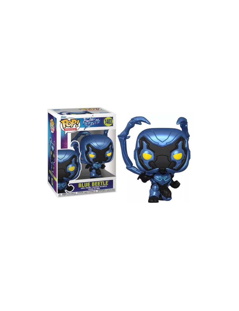 BLUE BEETLE - POP Movies N° 1403 - Blue Beetle avec Chase Funko 1 - Culture-Pop-France BLUE BEETLE - POP Movies N° 1403 - Blue Beetle avec Chase Funko 1 - Culture-Pop-France