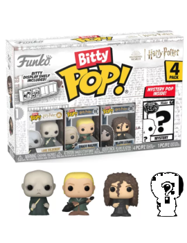 HARRY POTTER - Bitty Pop 4 Pack 2.5cm - Voldemort Funko 1 - Culture-Pop-France