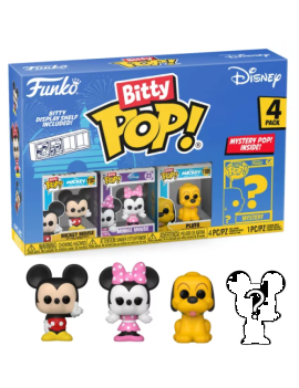 DISNEY - Bitty Pop 4 Pack 2.5cm - Mickey Funko 1 - Culture-Pop-France