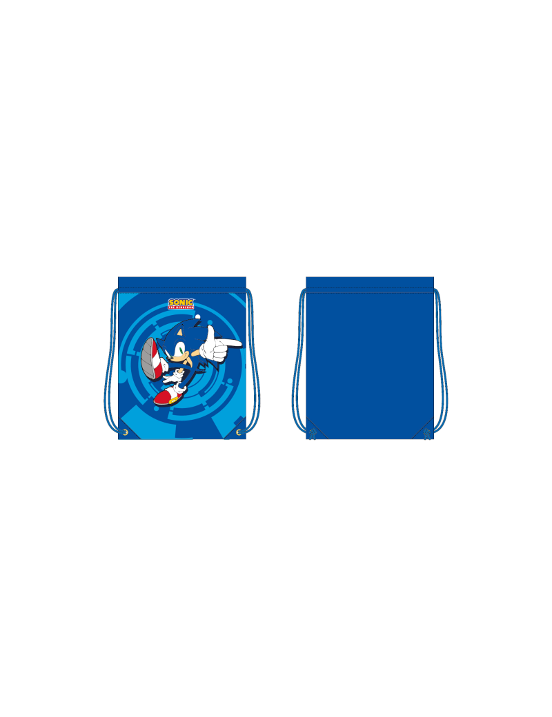 SONIC - Sonic - Sac de Gym "37 X 43 Cm" 1 - Culture-Pop-France SONIC - Sonic - Sac de Gym "37 X 43 Cm" 1 - Culture-Pop-France
