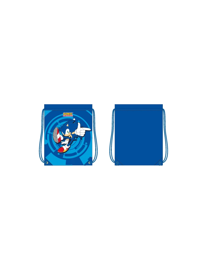 SONIC - Sonic - Sac de Gym "37 X 43 Cm" 1 - Culture-Pop-France SONIC - Sonic - Sac de Gym "37 X 43 Cm" 1 - Culture-Pop-France