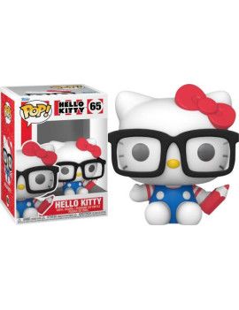 HELLO KITTY - POP Sanrio N° 35 - Hello Kitty Nerd Funko 1 - Culture-Pop-France