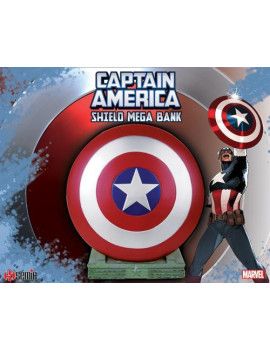 MARVEL - Captain America - Tirelire Bouclier - 25cm Semic 1 - Culture-Pop-France