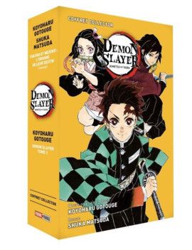 DEMON SLAYER - Tome 1   roman jeunesse Tome 1 - COFFRET COLLECTOR Panini Manga 1 - Culture-Pop-France