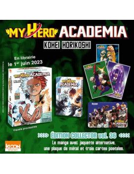 MY HERO ACADEMIA - Tome 36 - EDITION COLLECTOR 1 - Culture-Pop-France