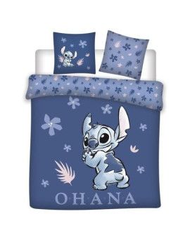 DISNEY - Parure de lit 240x220cm - Stitch Ohama '100% Coton' AyMax 1 - Culture-Pop-France