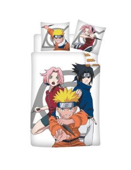 NARUTO - Parure de lit 140x200cm - Trio '100% PolyCoton' AyMax 1 - Culture-Pop-France
