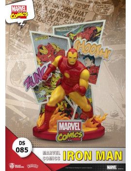 MARVEL - Iron Man - Diorama D-Stage 16cm Beast Kingdom 1 - Culture-Pop-France