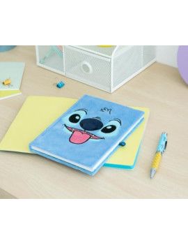 STITCH - Notebook Peluche   Stylo à Bille Lumineux - Format A5 1 - Culture-Pop-France
