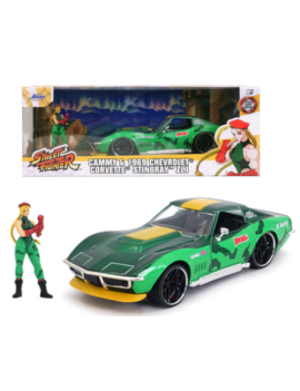 STREET FIGHTER - Cammy & 1969 Chevrolet Corvette Stingray ZL1 - 1:24 1 - Culture-Pop-France
