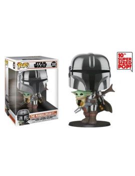 THE MANDALORIAN - POP JUMBO 10" N° 380 - Mandal. w/ The Child Funko 1 - Culture-Pop-France