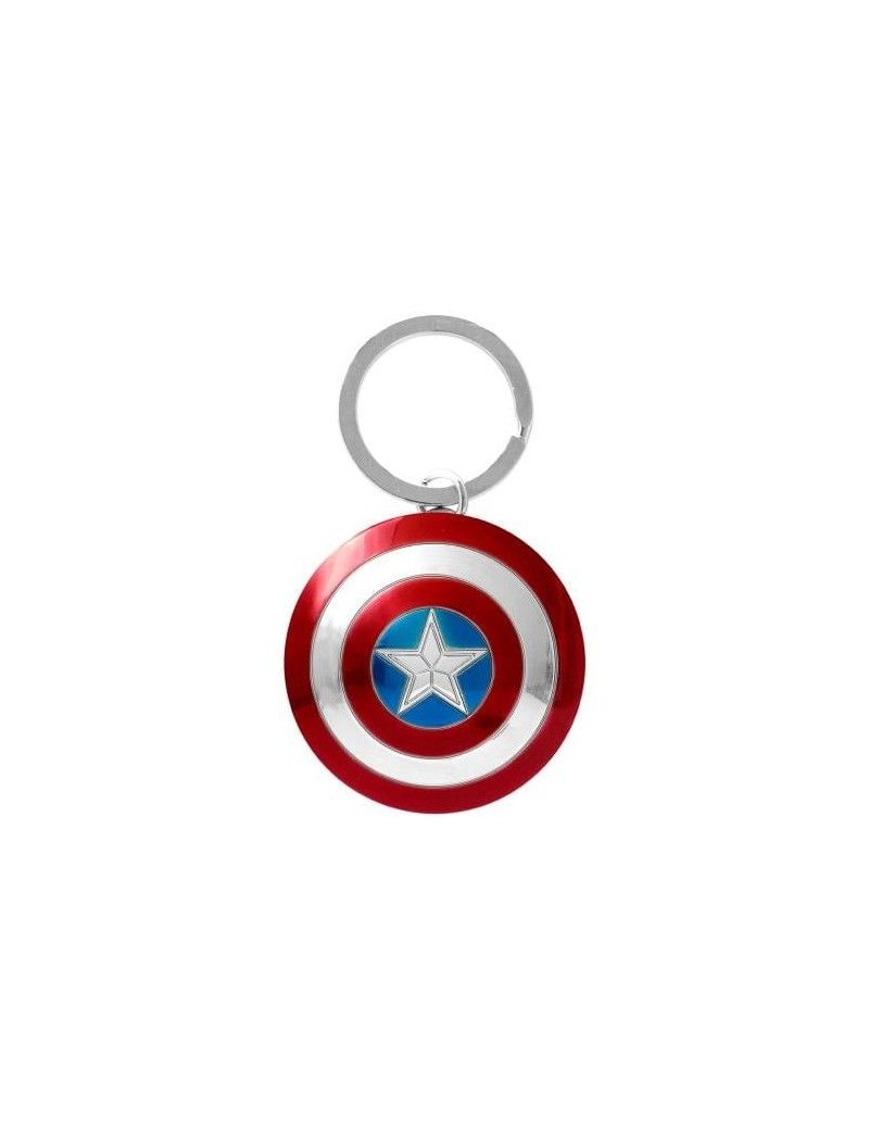 MARVEL - Bouclier Captain America - Porte-clés en métal Monogram 1 - Culture-Pop-France MARVEL - Bouclier Captain America - Porte-clés en métal Monogram 1 - Culture-Pop-France