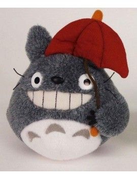 MON VOISIN TOTORO - Totoro Red Umbrella - Peluche 15cm Semic 1 - Culture-Pop-France