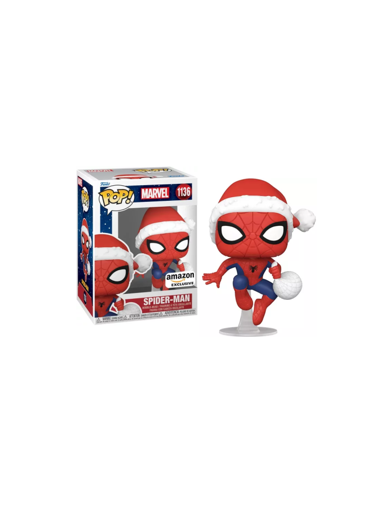 Spider-Man Père Noël 1136  Spiderman Marvel POP! SANTA SPIDER-MAN – le  Comptoir du Geek