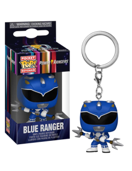POWER RANGERS 30TH - Pocket Pop Keychains - Ranger Bleu Funko 1 - Culture-Pop-France