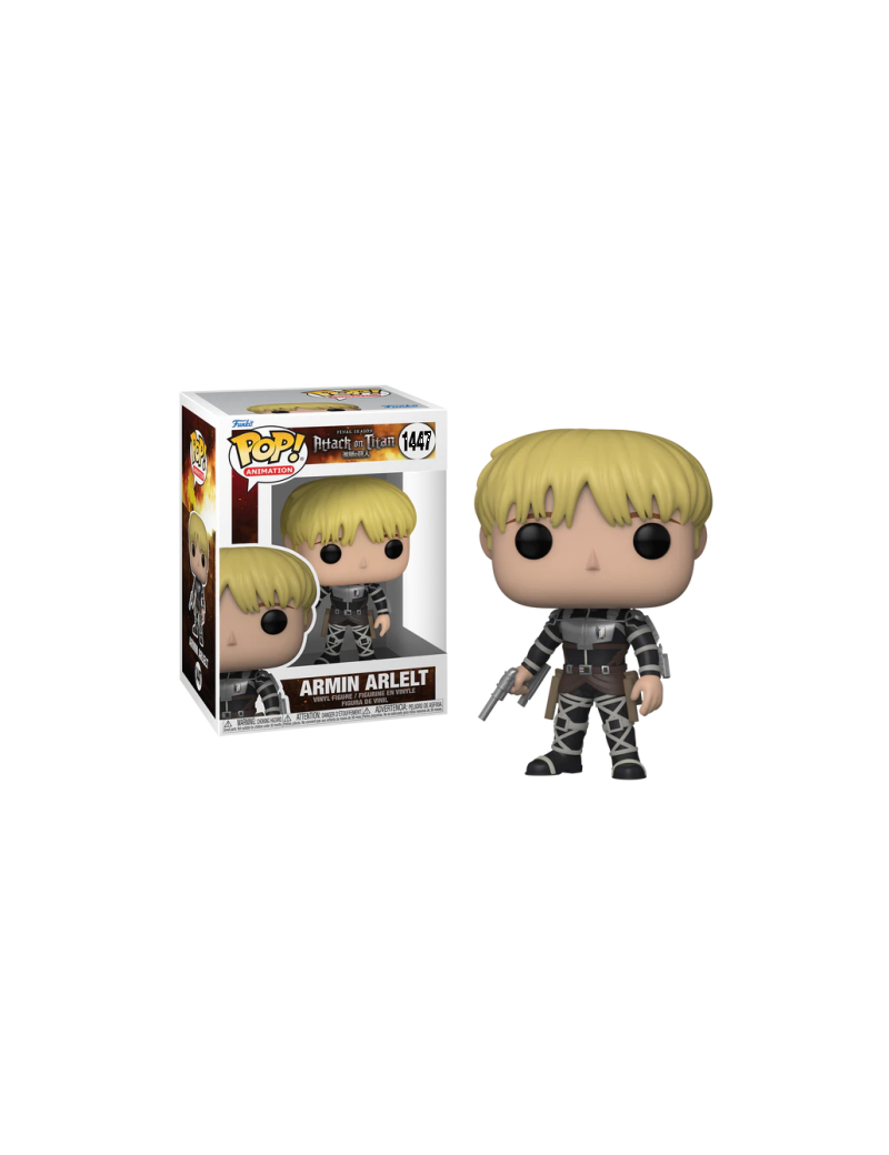 L'ATTAQUE DES TITANS S5 -POP Animation N°1447 -Armin Arlert avec Chase Funko 1 - Culture-Pop-France L'ATTAQUE DES TITANS S5 -POP Animation N°1447 -Armin Arlert avec Chase Funko 1 - Culture-Pop-France