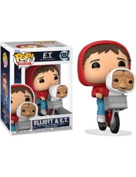 ET 40Th Anniversary - POP N° 1252 - Elliot w/ET in Bike Basket Funko 1 - Culture-Pop-France
